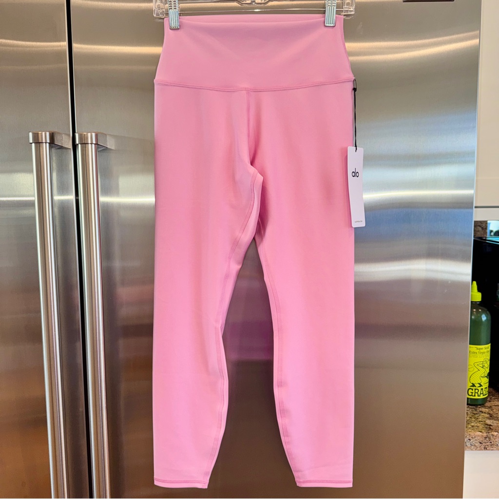 Nwt Alo 7/8 Airlift High Waist Legging In Sweet Pink , Brand New Yoga Pants